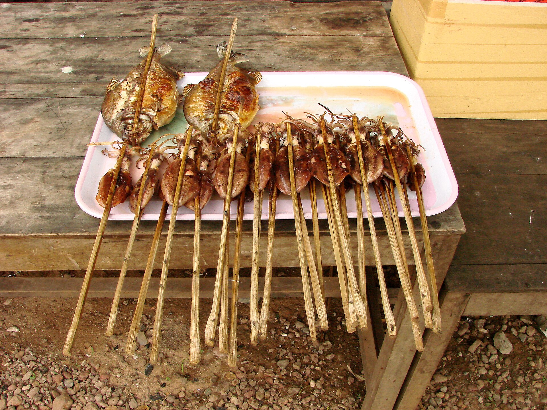 Grilled Squid — មឹកអាំង